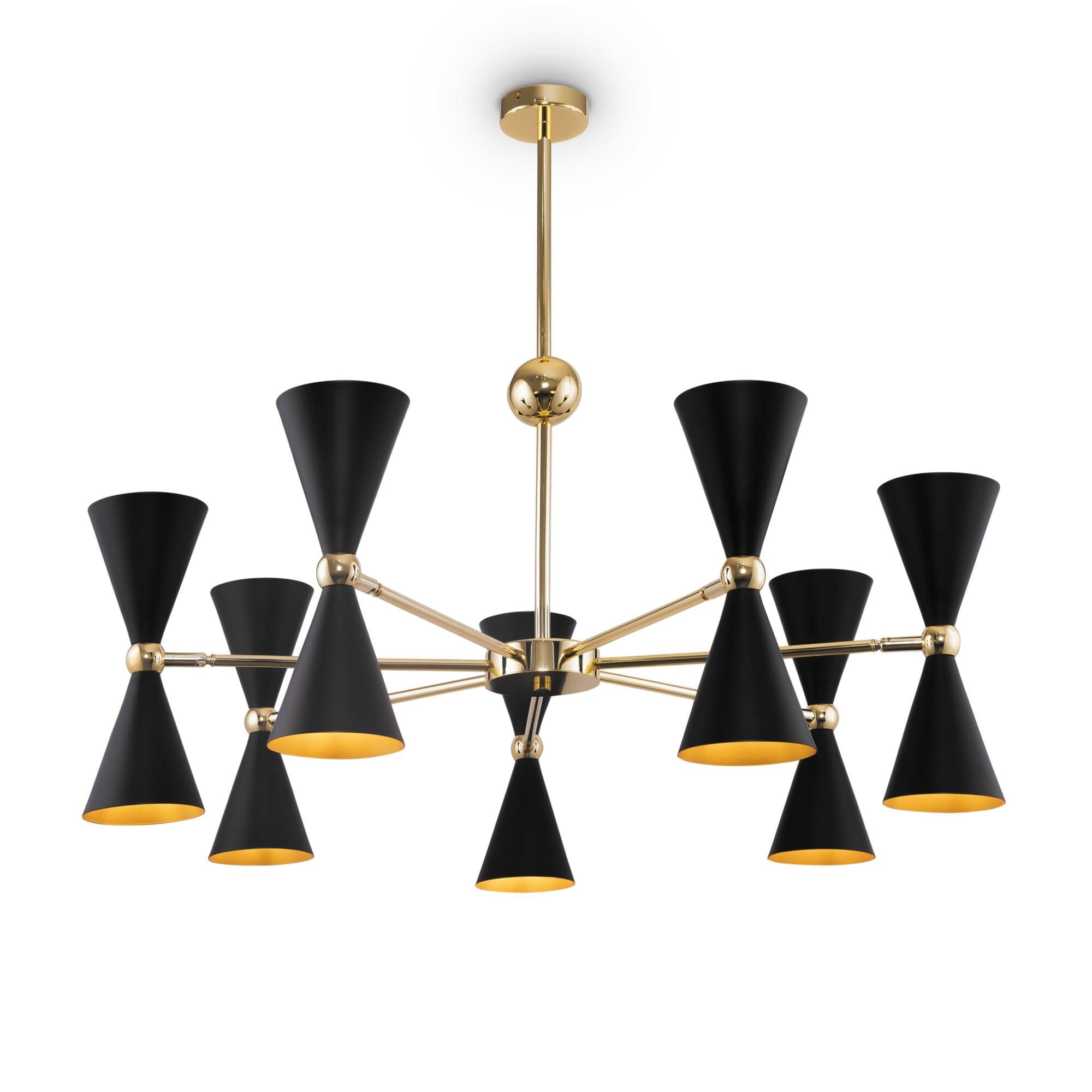 Maytoni Modern Черный с Золотом Светильник подвесной MOD108PL-14GB — миниатюра 2