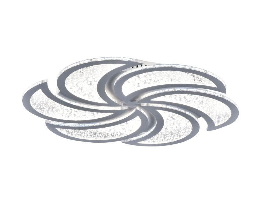 Ambrella Потолочный светодиодный светильник с пультом FA856/6 WH белый 168W D500*50 (ПДУ РАДИО 2.4) — миниатюра 4