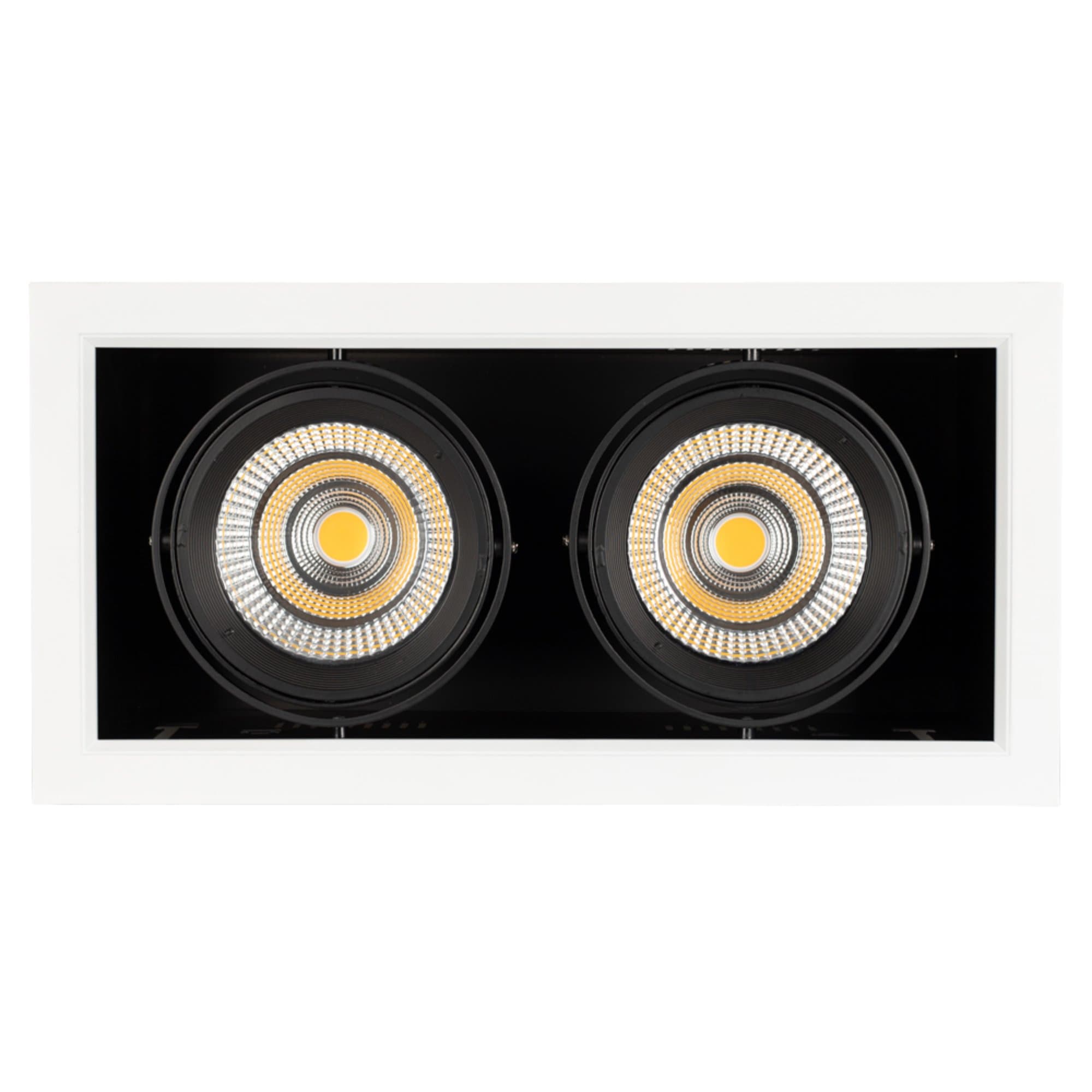 Arlight Светильник CL-KARDAN-S375x190-2x25W Warm3000 (WH-BK, 30 deg) (IP20 Металл, 3 года) 028863 — миниатюра 8