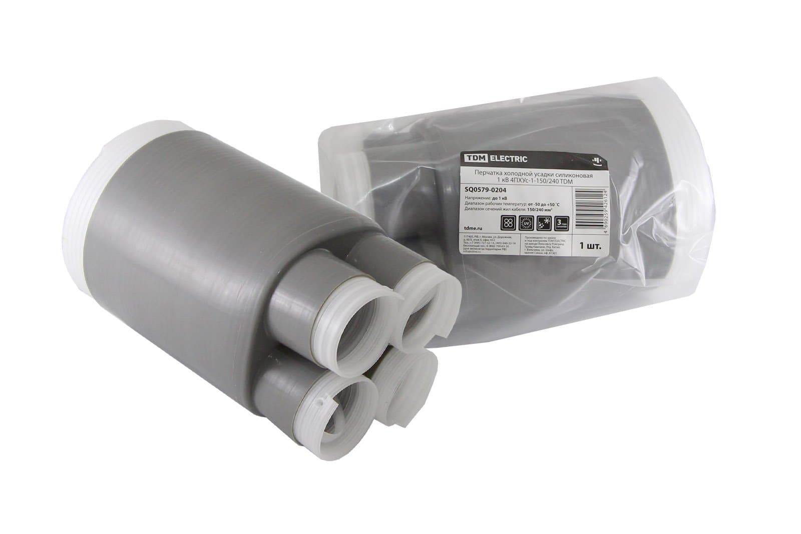 TDM Перчатка холодной усадки 4ПХУс-1-150/240 SQ0579-0204