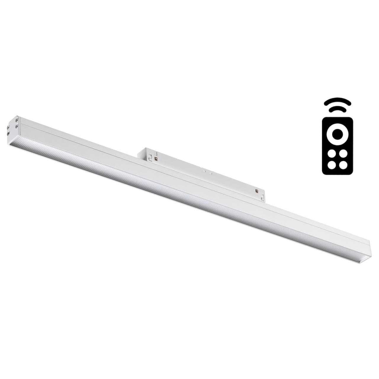 Novotech 358619 SHINO NT21 000 белый Трековый низковольтный св-к диммируемый с ДУ, со сменой цв.температуры IP20 LED 3000~6500К 24W 48V FLUM