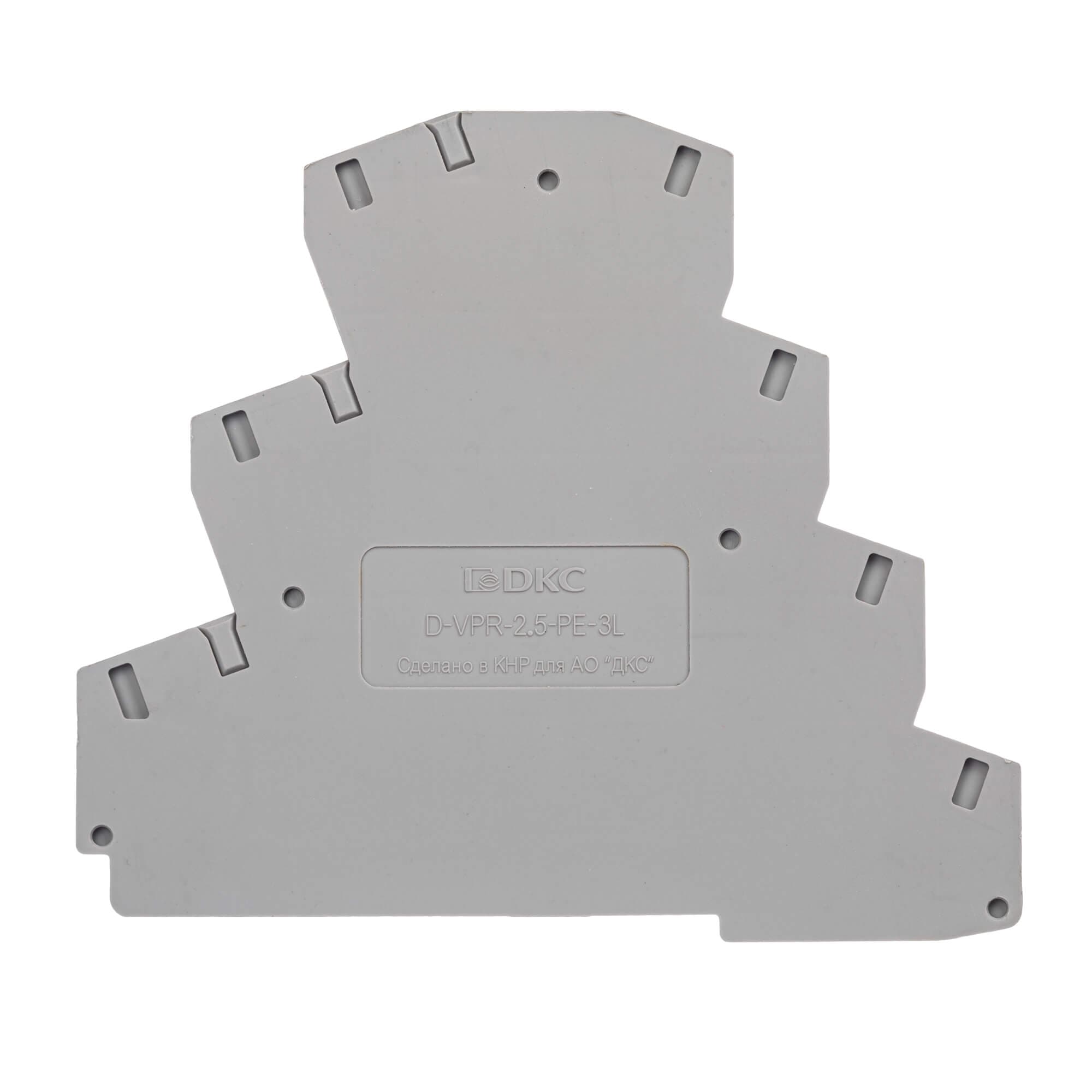 DKC Nuputuk Изолятор торцевой для клеммы VPR-2.5-PE-3L