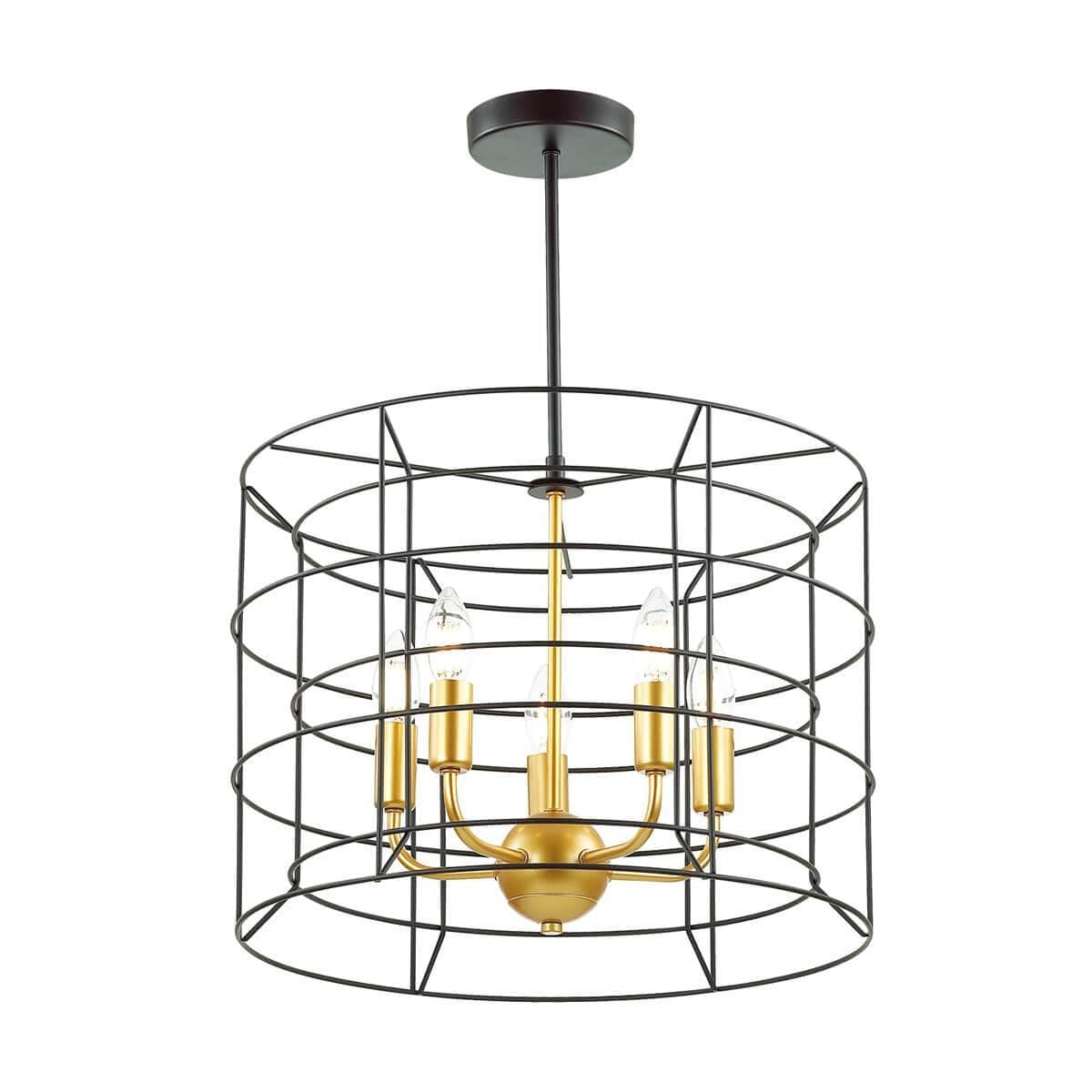 Lumion 4410/5 LN19 134 черный, золотой Люстра потолочная E14 5*40W 220V RUPERT — миниатюра 1