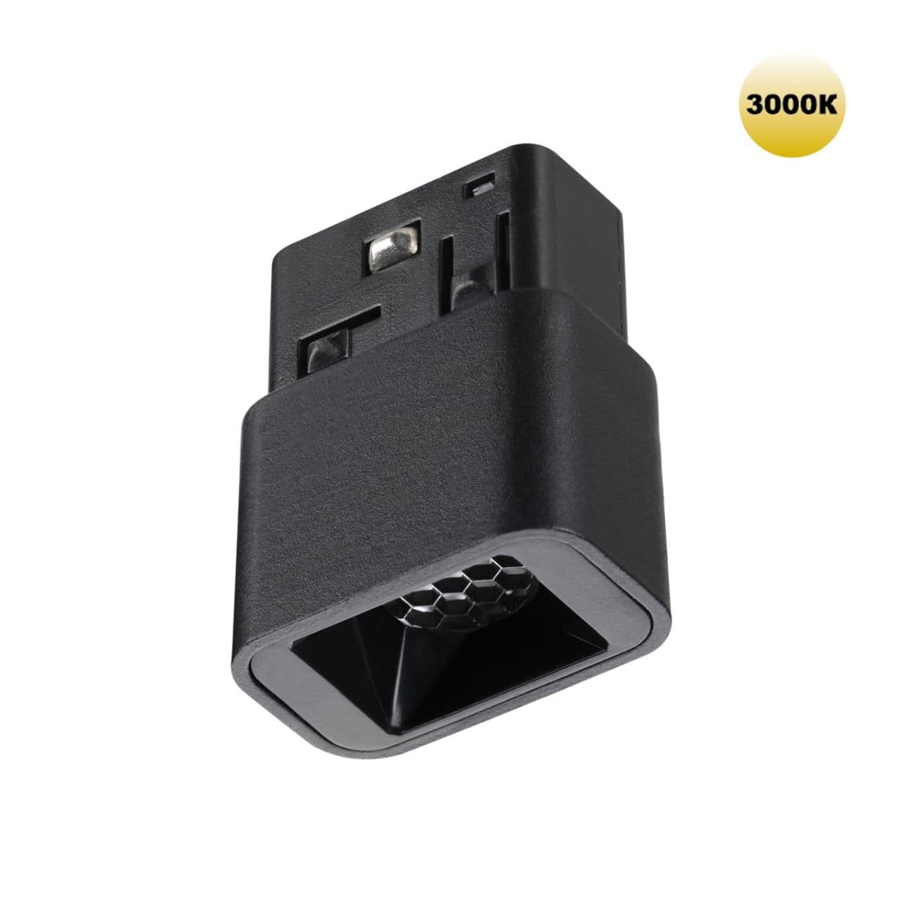 Novotech 359513 SHINO NT24 164 черный Трековый светильник для низковольтного шинопровода IP20 LED 3W 48V 3000K 120Лм FLUM