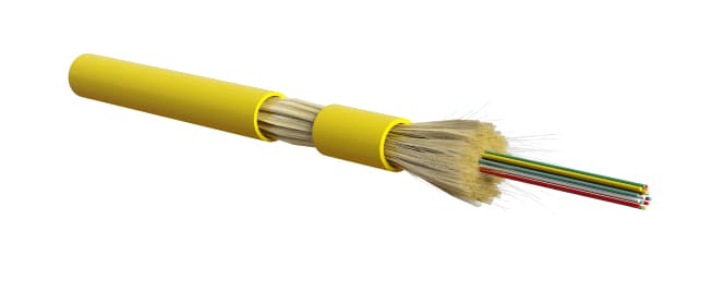 Hyperline FO-MC3-IN-9S-12-LSZH-YL Кабель волоконно-оптический 9/125 (SMF-28 Ultra) одномодовый, для патч-кордов и кабельных сборок с коннекторами MPO/ 390898