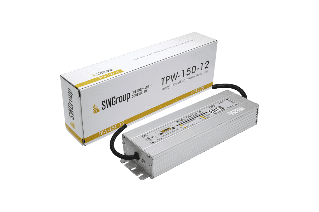 SWG Al блок питания TPW, 150W влагозащитный, 12V TPW-150-12