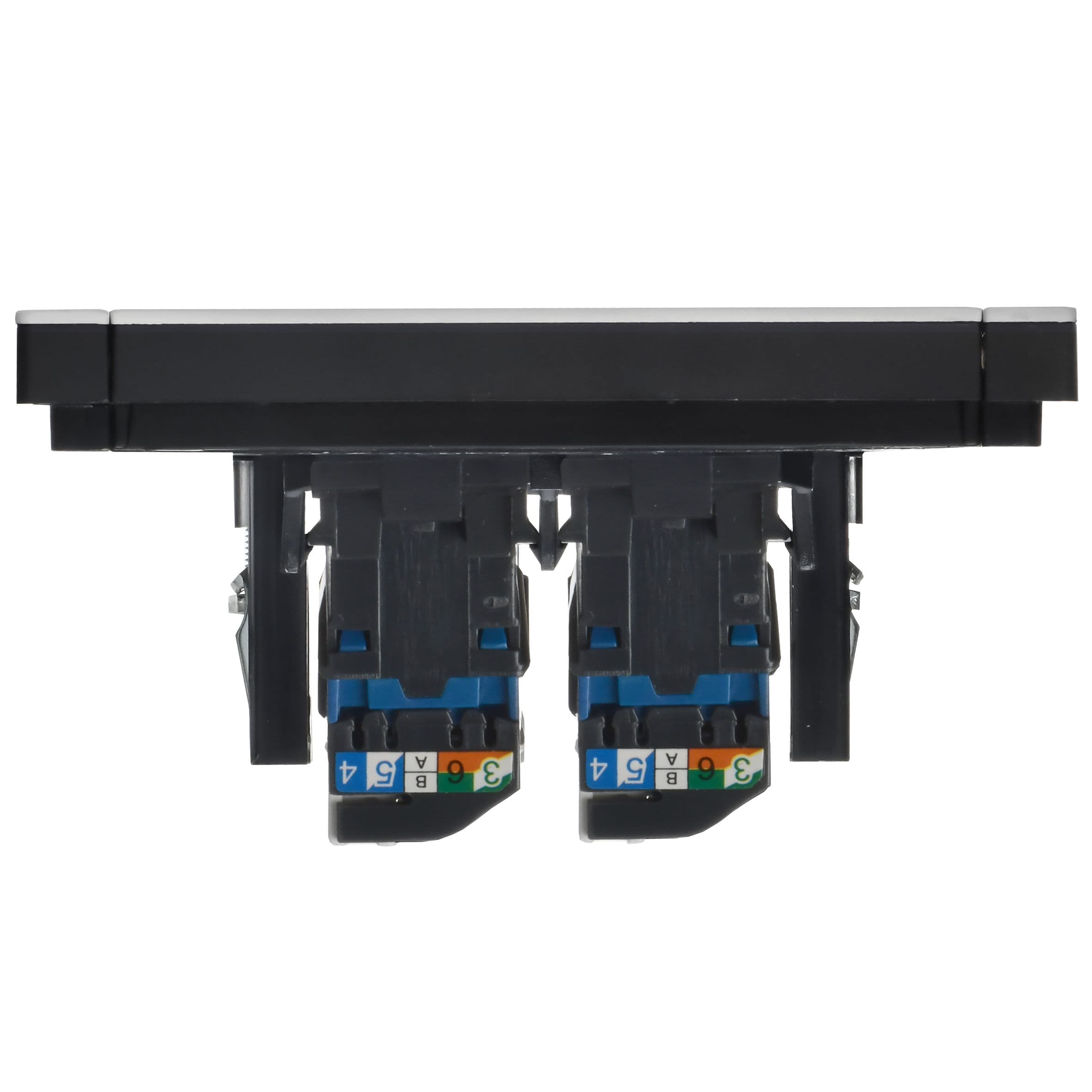 IEK FORTE&PIANO Металл Белый Розетка комп. 2-ая RJ45 кат.6 FP234M — миниатюра 5