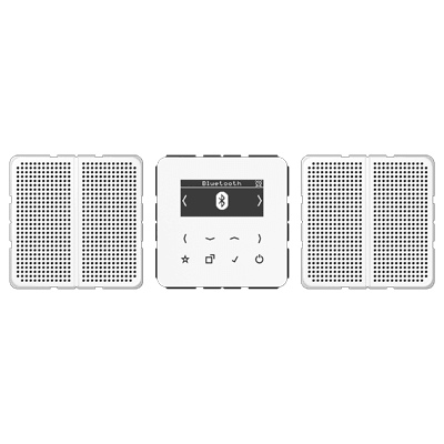 JUNG Смарт радио DAB+ Bluetooth, стерео белый DABCD2BTWW