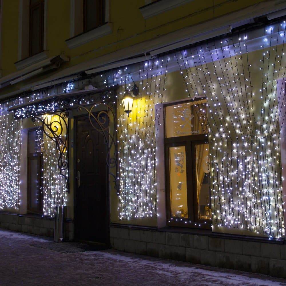 Arlight Светодиодная гирлянда ARD-CURTAIN-PRO-2000x3000-BLACK-760LED-STD WHITE (230V, 70W) (Ardecoled, IP65) 026064 — миниатюра 3
