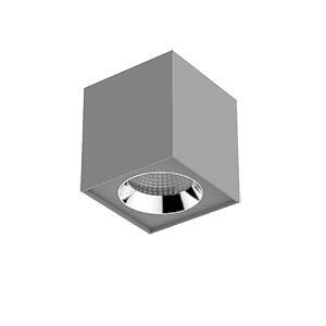 Varton Светодиодный светильник DL-02 Cube накладной 125х135 мм 20 Вт 4000 K 35° RAL7045 серый муар V1-R0-H0360-20000-2002040