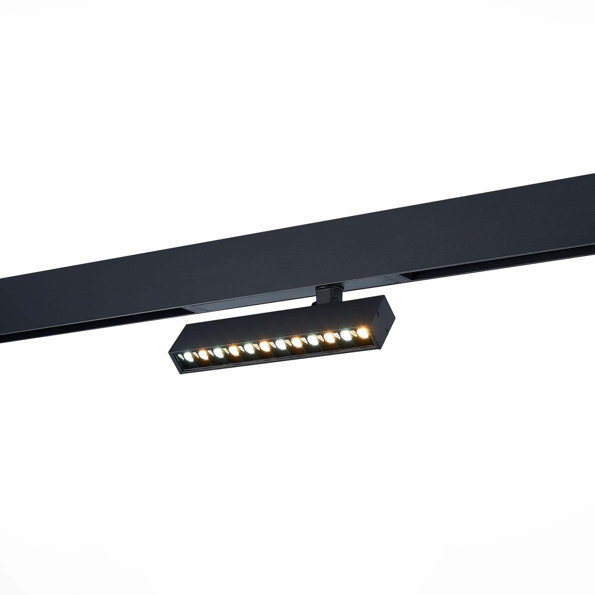 ST LUCE ST656.496.09 Светильник трековый Черный LED 1*9W 2700K-6000K 700Lm Ra>90 24 IP20 L220xW25xH105 220V