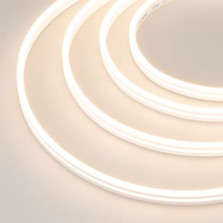 Arlight Лента герметичная MOONLIGHT-SIDE-M196-03x06mm 24V Warm2300 (7.2 W/m, IP54, 2216, 5m, wire x2) (Силикон) 039568