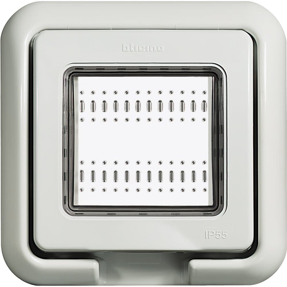 BT Idrobox IP55 Серый Крышка влагозащитная RAL7035, 2 модуля 24602 — миниатюра 1