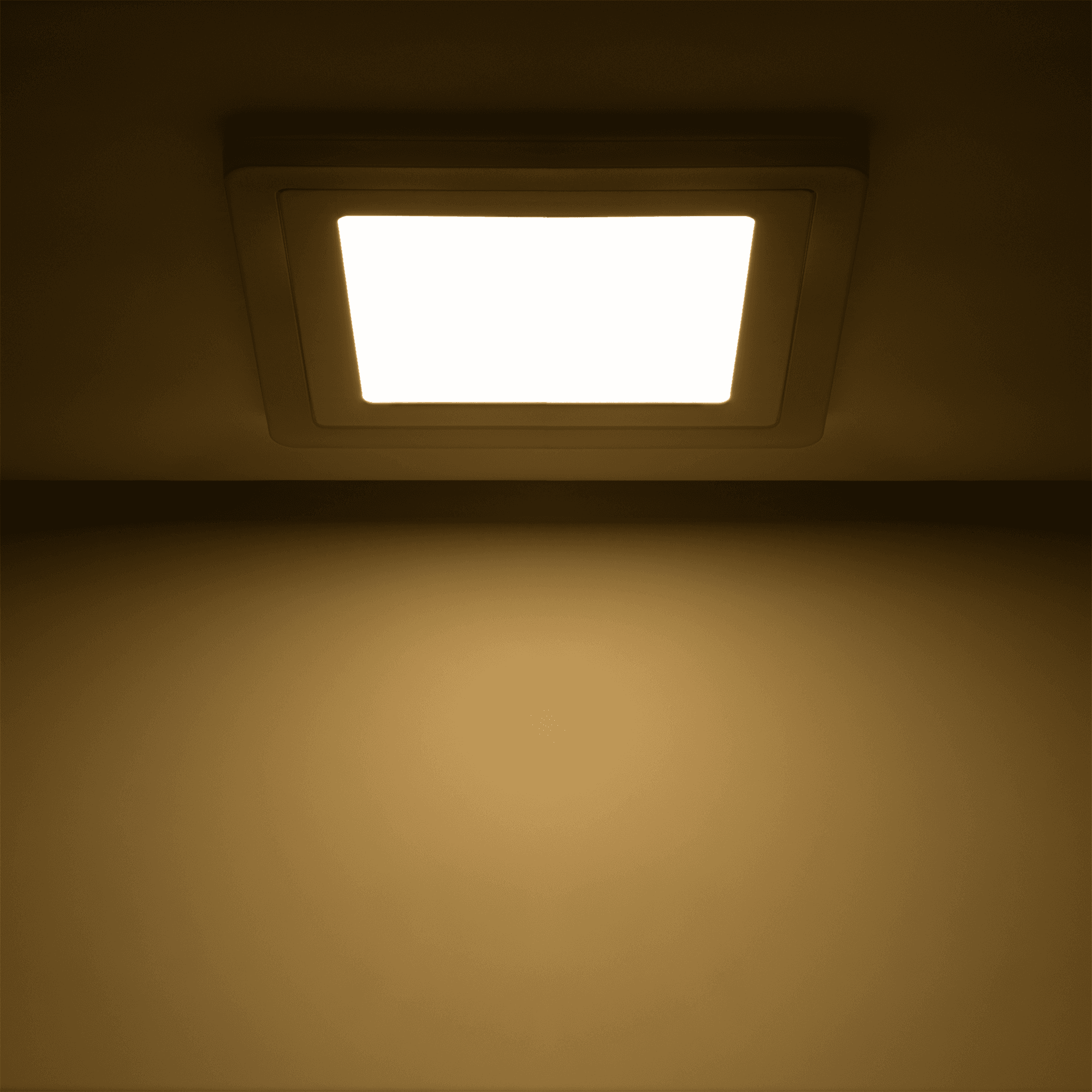 Gauss Светильник Backlight кв 12+3W 960lm 3000K 180-265V IP20 монт Ø170 190*190*31мм 3 реж LED BL124 — миниатюра 2