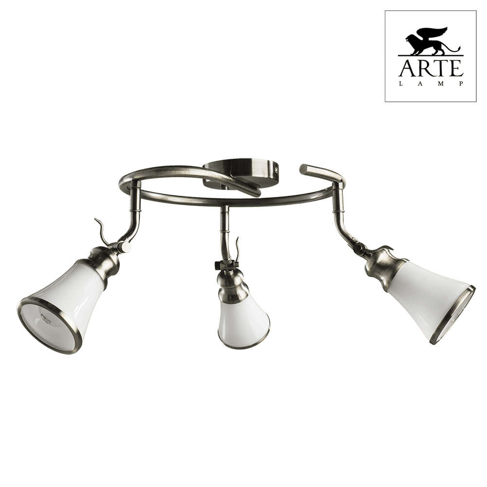 Arte Lamp Vento Бронза/Белый Спот 3x40W 3xE14 A9231PL-3AB — миниатюра 4
