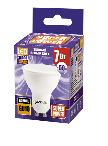 Jazzway Лампа PLED- SP GU10 7W 3000K 230/50 .1033550 — миниатюра 2