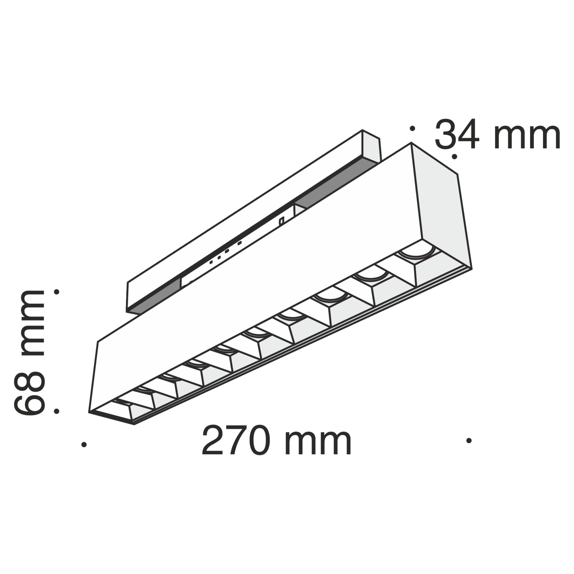 Maytoni Трековый светодиодный светильник  Track Lamps TR014-2-20W3K-B — миниатюра 2