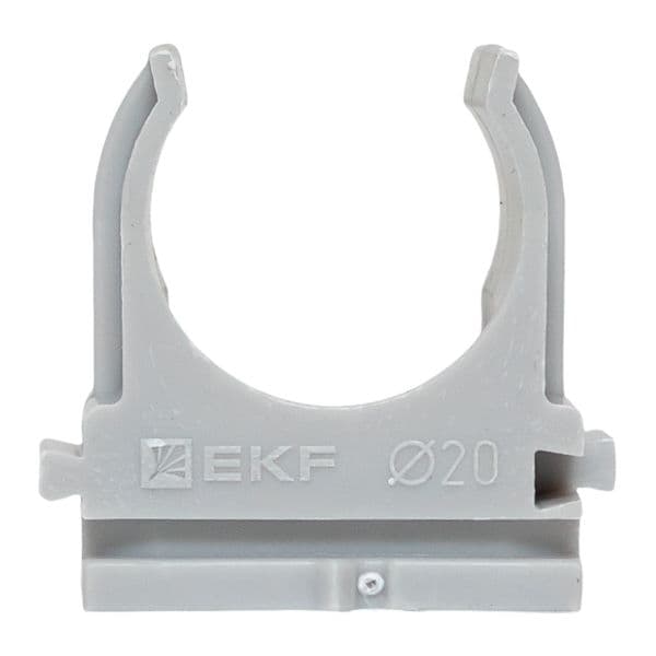 EKF Крепеж-клипса для ручного монтажа d20 мм (100 шт) серая-Plast — миниатюра 4