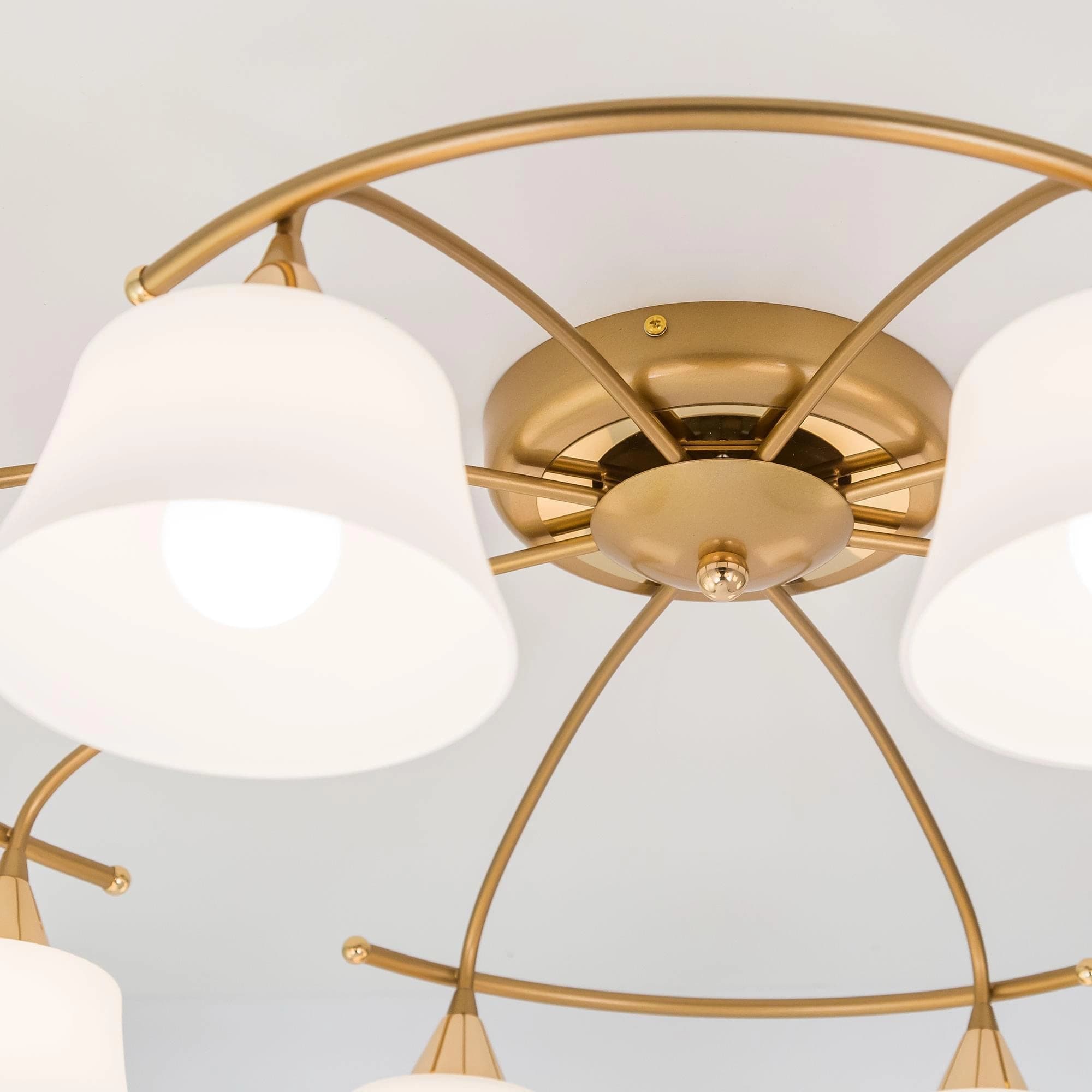 Citilux CL110182 Стелла Золото+Золот.Металлик Светильник Люстра — миниатюра 5