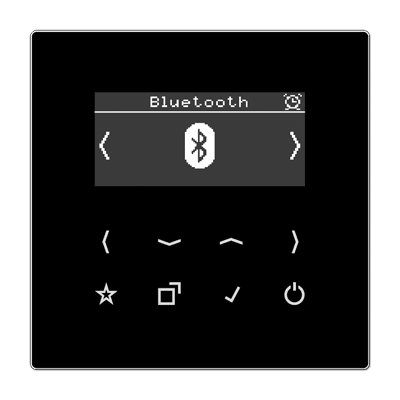 JUNG Цифровое радио DAB + с поддержкой Bluetooth, чёрный DABLSBTSW