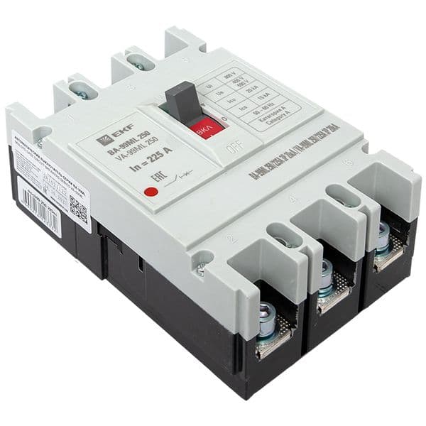 EKF Автоматический выключатель ВА-99МL 250/225А 3P 20кА Basic — миниатюра 10