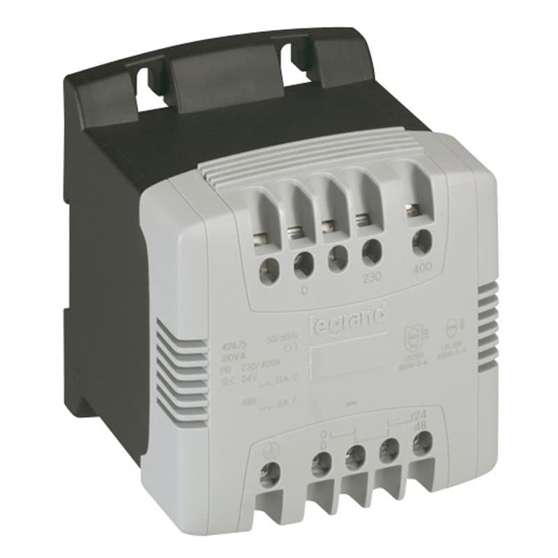 Legrand Однофазный трансформатор обеспечения безопасности первичная обмотка 230/400 В / вторичная обмотка 24 В 310 ВА 042860 — миниатюра 1