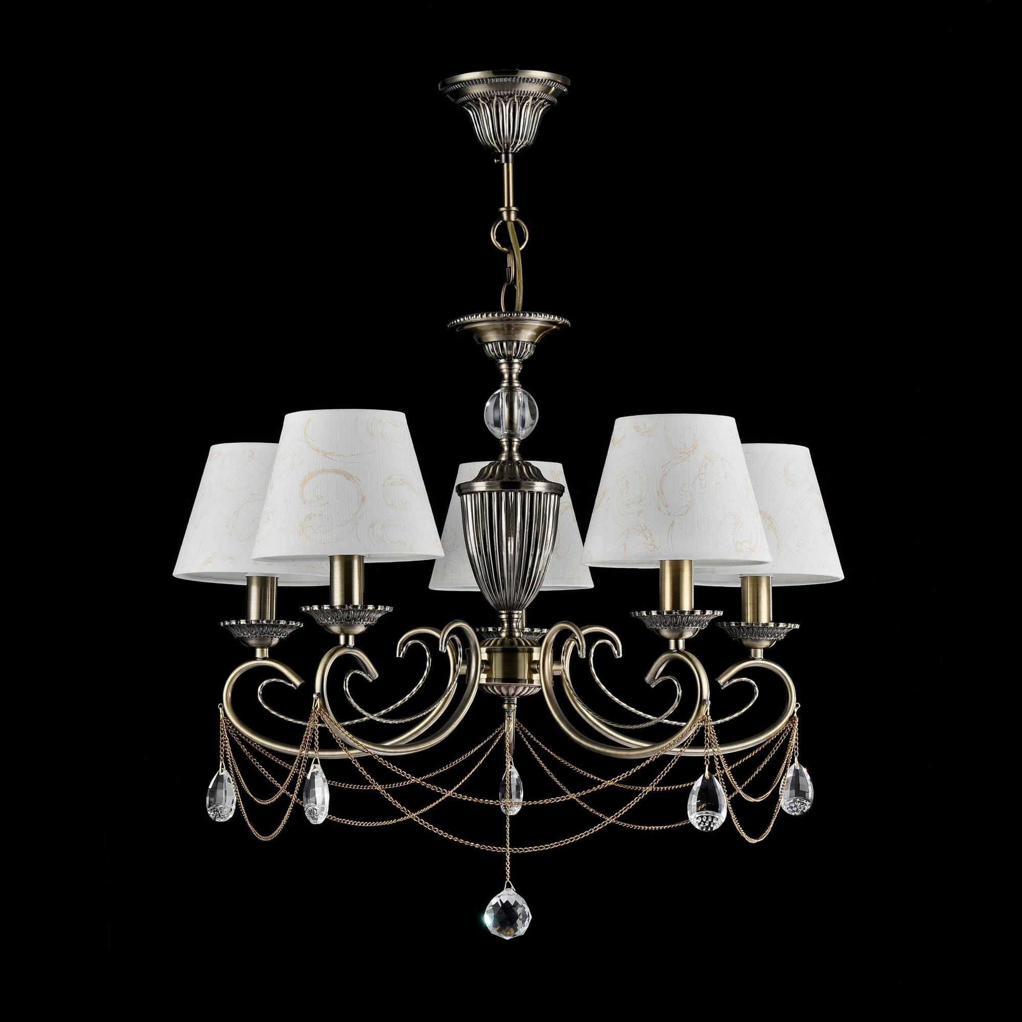 Freya Classic Brossard Бронза Люстра E14 40W FR2904-PL-05-BZ — миниатюра 6