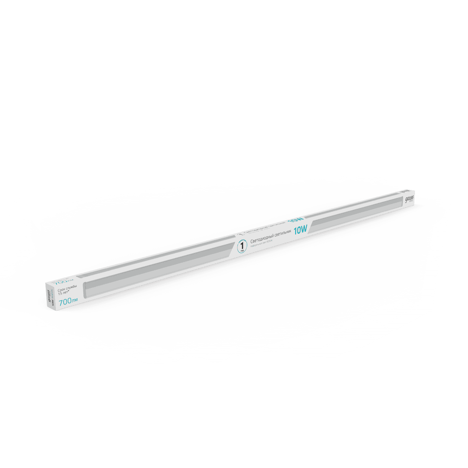 Gauss Светильник LED TL Basic линейный матовый 10W 4000K 867*22*33, 700лм 1/25 930411210 — миниатюра 5