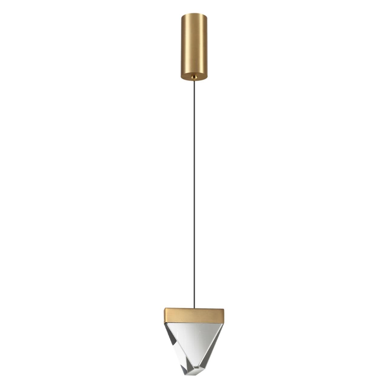 Odeon Light 6678/5L L-VISION ODL24 205 Подвесной светильник латунь/металл/хрусталь IP20 LED 5W 320Лм 4000K RAY