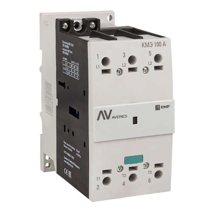 EKF Averes Контактор КМЭ 100А 400В АС — миниатюра 1