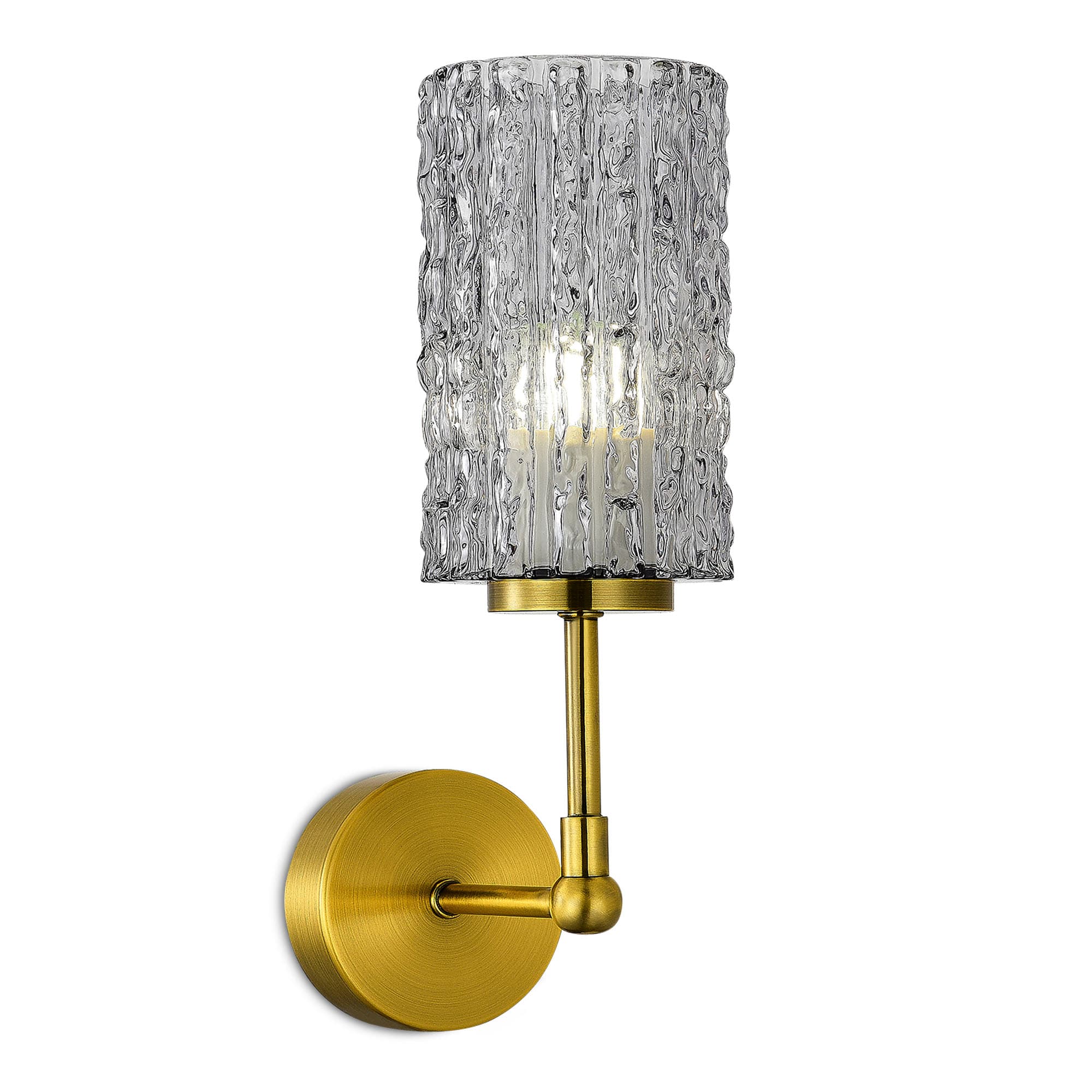 ST Luce SL1240.301.01 Бра Латунь/Дымчатый E27 1*60W