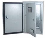 Dekraft Корпус металлический двухдверный 520х310х150 3-фазн. 12 мод. IP54 ЩРУН-3/9 — миниатюра 3