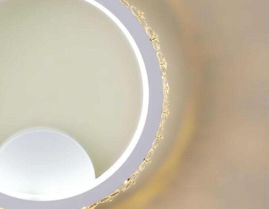 Ambrella Настенный светодиодный светильник с выключателем FA211 WH белый LED 3000K+6400K 15W 230*250*45 — миниатюра 2