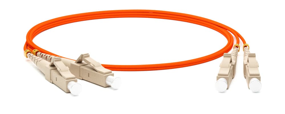 Hyperline FC-D2-62-LC/PR-LC/PR-H-2M-LSZH-OR Патч-корд волоконно-оптический (шнур) MM 62.5/125, LC-LC, 2.0 мм, duplex, LSZH, 2 м 28212
