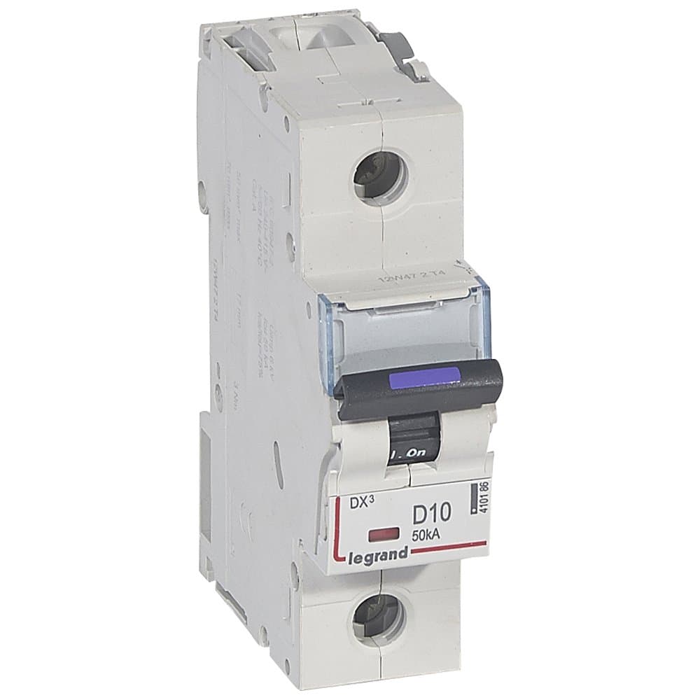 Legrand DX3 Автоматический выключатель 50кА 10А 1P D 410186 — миниатюра 1