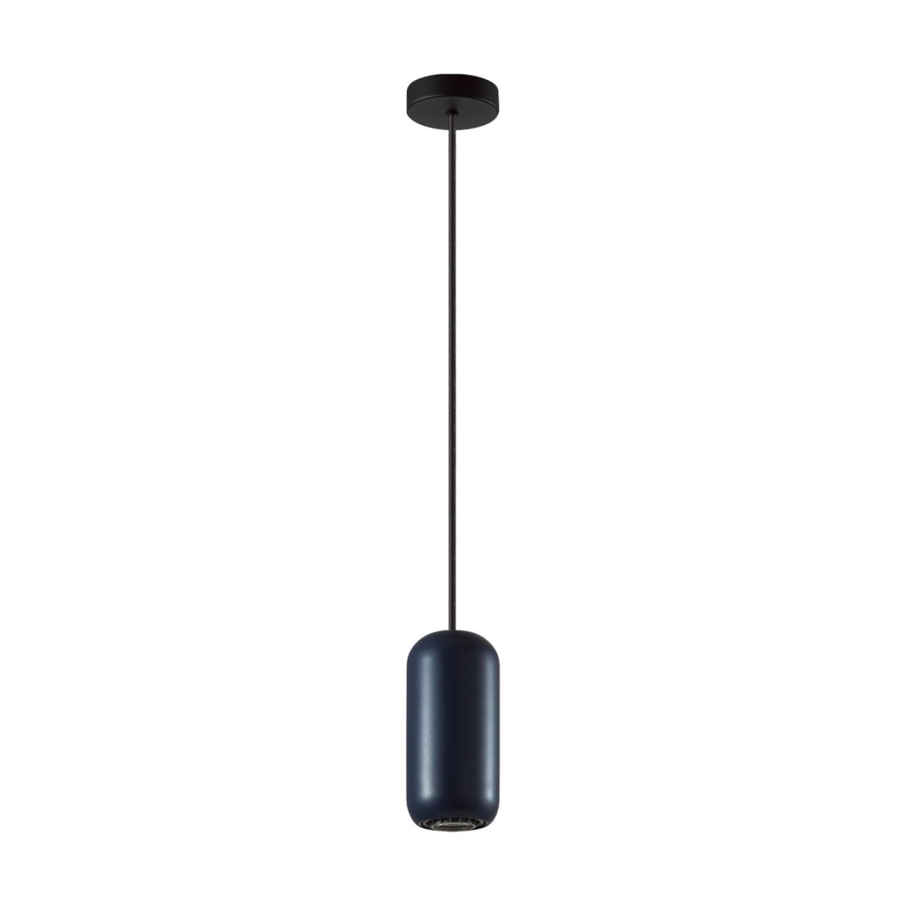 Odeon Light 5060/1C PENDANT ODL24 313 темн.синий/черный/металл Подвес GU10 LED 4W COCOON
