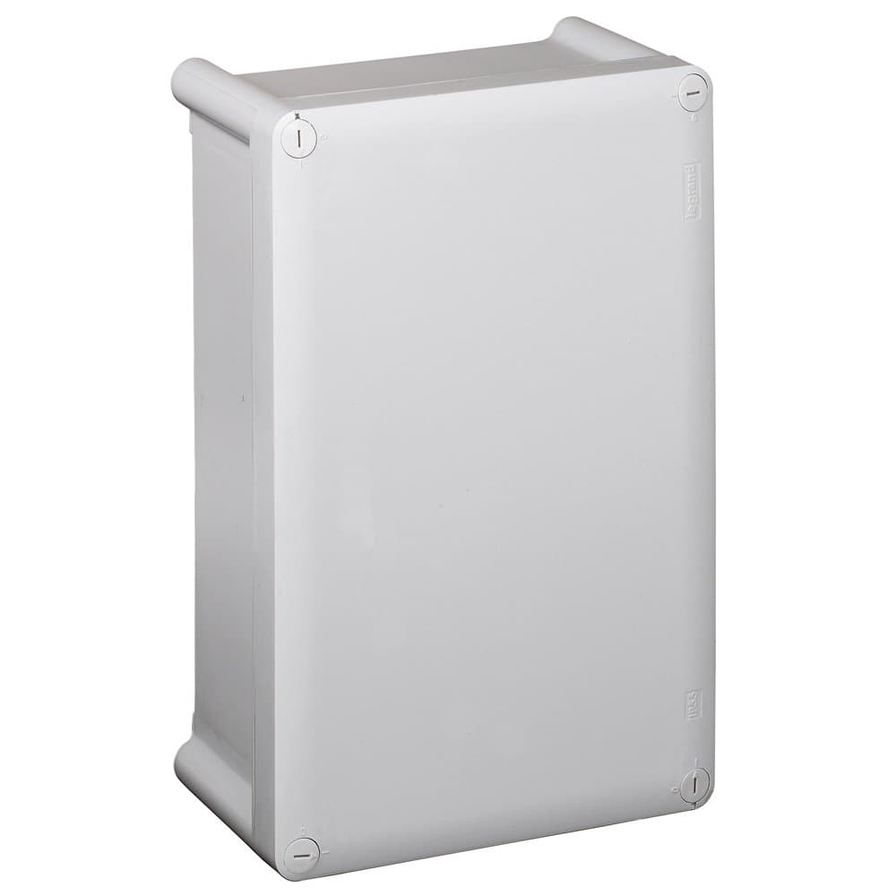 Legrand Коробка промышленная пластиковая IP55 IK07 RAL 7035 155x110x74 мм сплошная крышка 035940