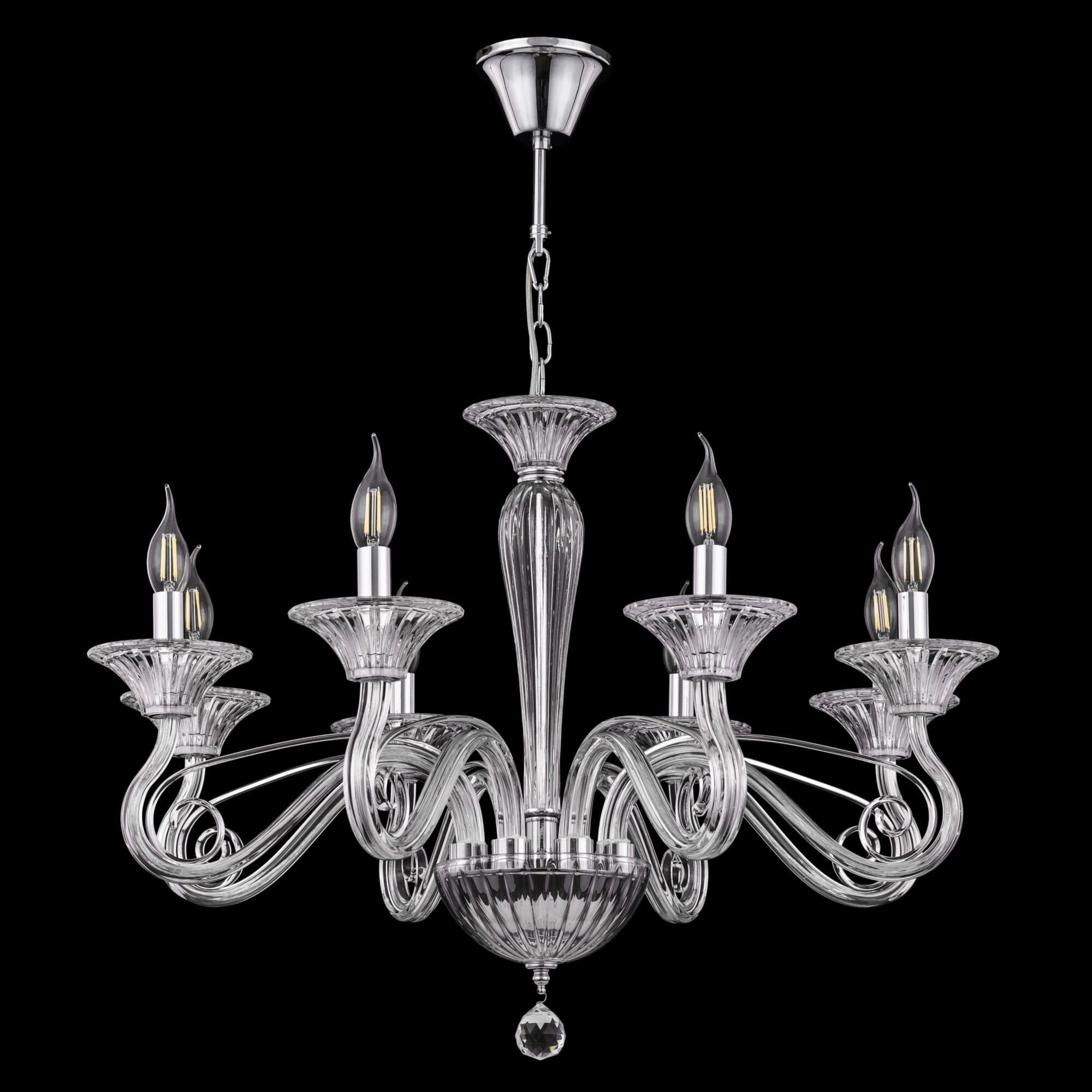 Maytoni Neoclassic Acqua Прозрачный Люстра E14 40W DIA010PL-08TR — миниатюра 6