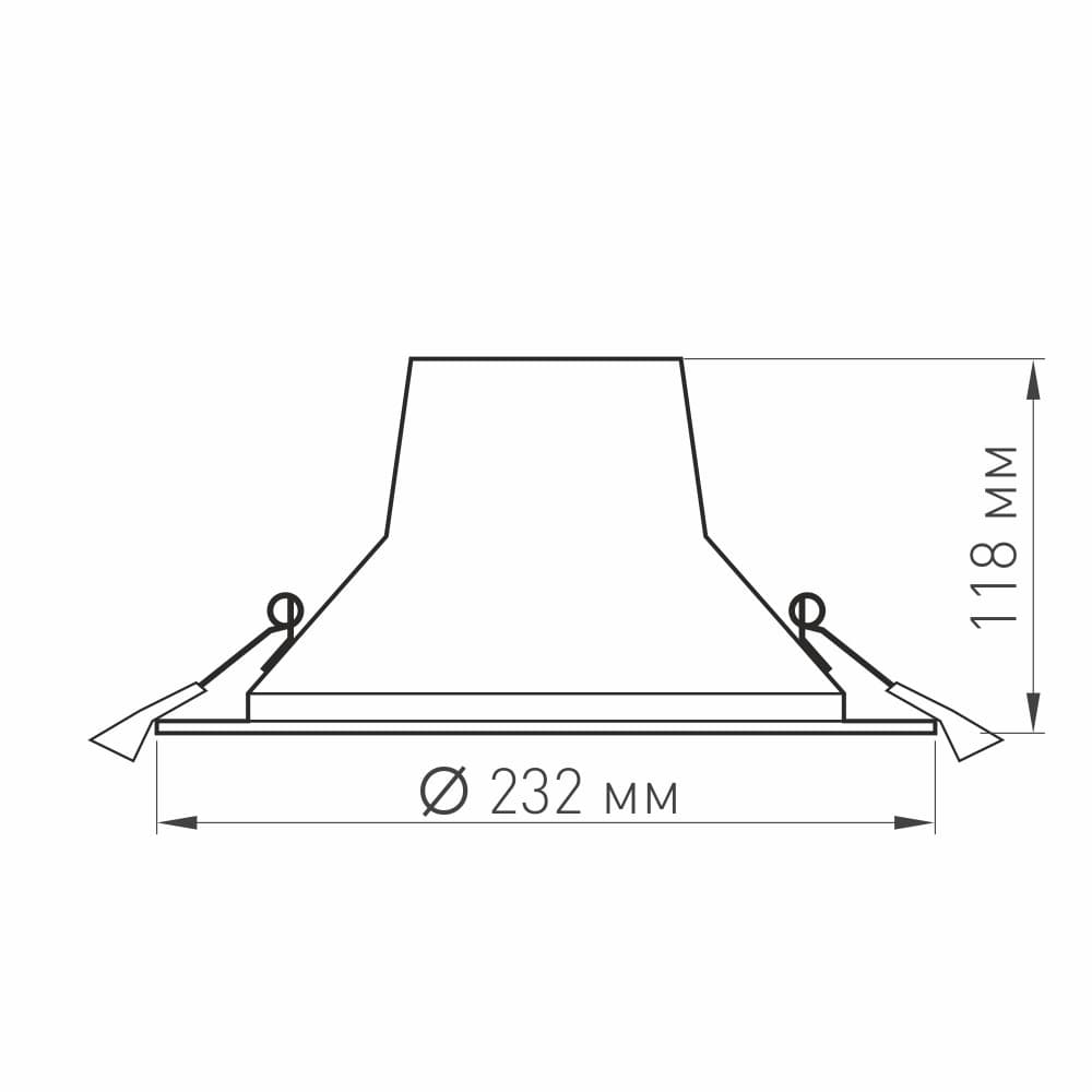 Arlight Светильник LTD-LEGEND-R230-35W White6000 (WH, 50 deg) (IP20 Металл, 3 года) 027318 — миниатюра 3
