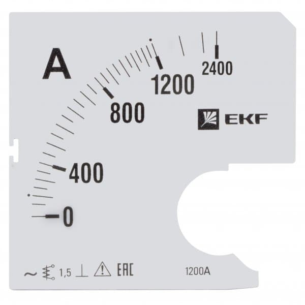 EKF PROxima Шкала A961 1200/5А-1,5