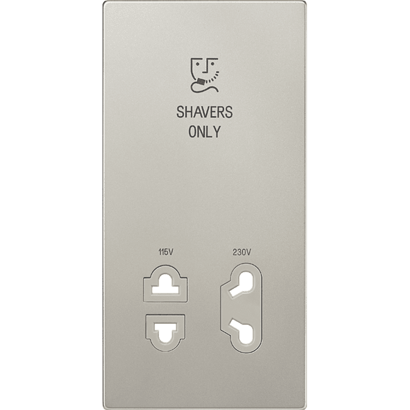 JUNG LS 990 Edelstal Накладка бритвенной розетки SOES7522PL