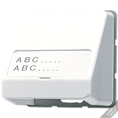 JUNG CD 500/CD plus Бежевый Корпус для разъемов, с полем ддя надписи 554