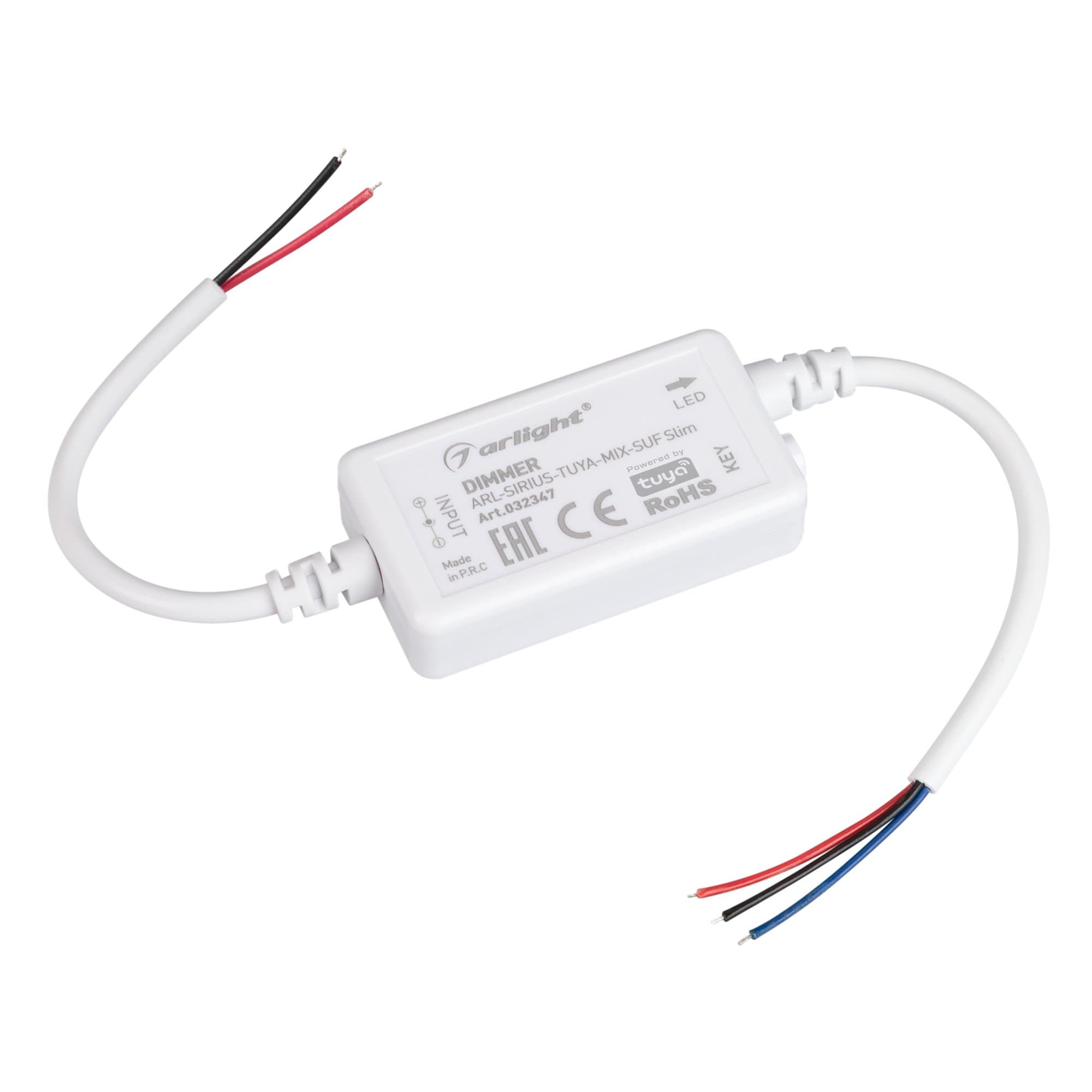 Arlight Диммер ARL-SIRIUS-TUYA-MIX-SUF Slim (12-24V, 2x3A, 2.4G) (IP20 Пластик, 3 года) 032347 — миниатюра 1