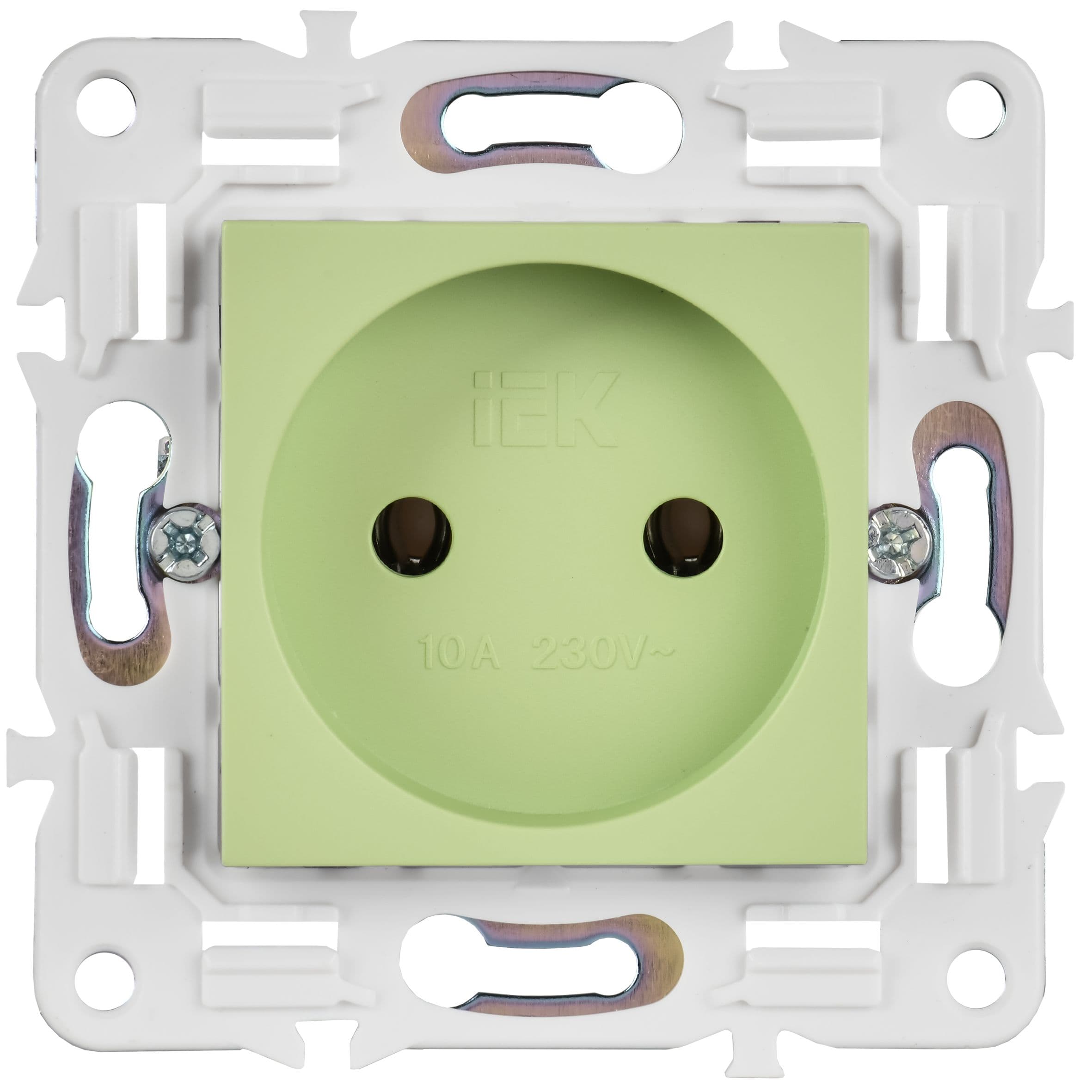 IEK SKANDY Мятный Розетка б/з 10А SK-R02G — миниатюра 2