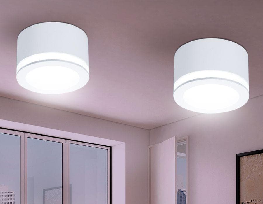 Ambrella Накладной светодиодный точечный светильник TN265 WH белый LED 4200K 12W D96*70 — миниатюра 2
