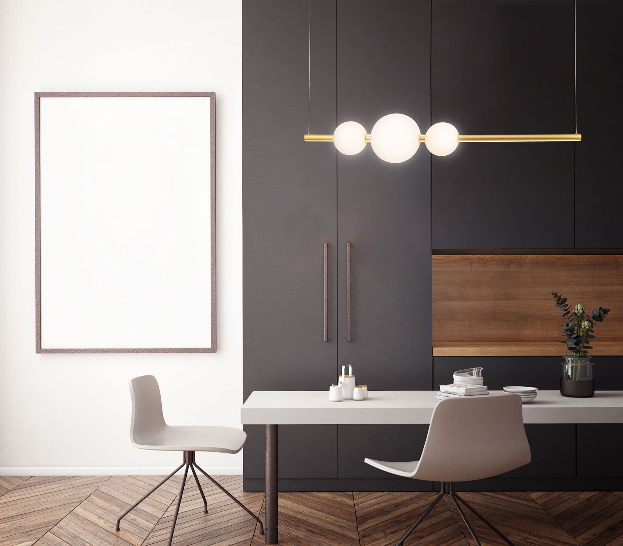 Maytoni Modern Freccia Золото Подвесной светильник MOD063PL-L50G3K — миниатюра 4