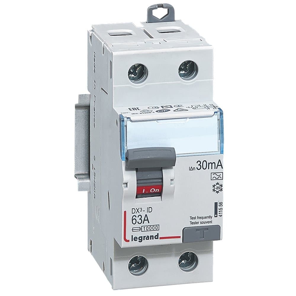 Legrand DX3 УЗО 2P 63А 30мА-A 411556