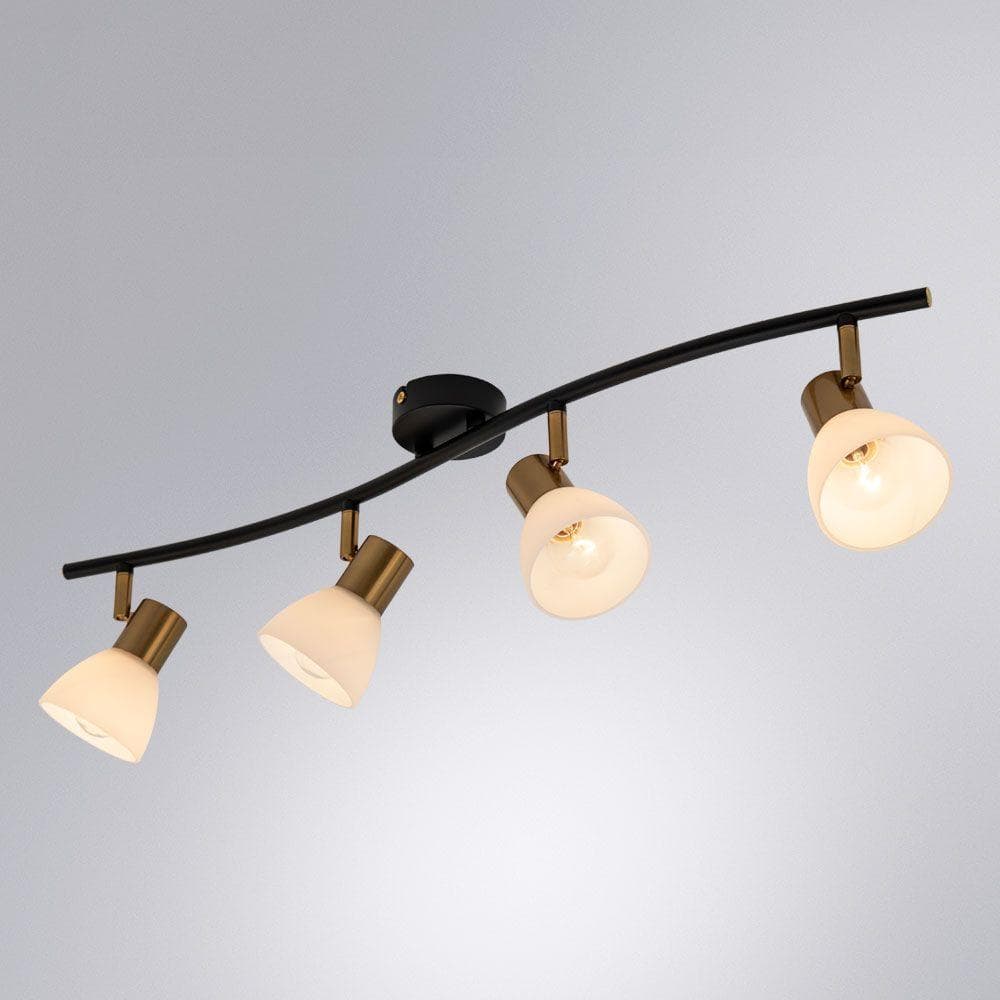 Arte Lamp FALENA Светильник потолочный лампа накаливания A3117PL-4BK — миниатюра 3