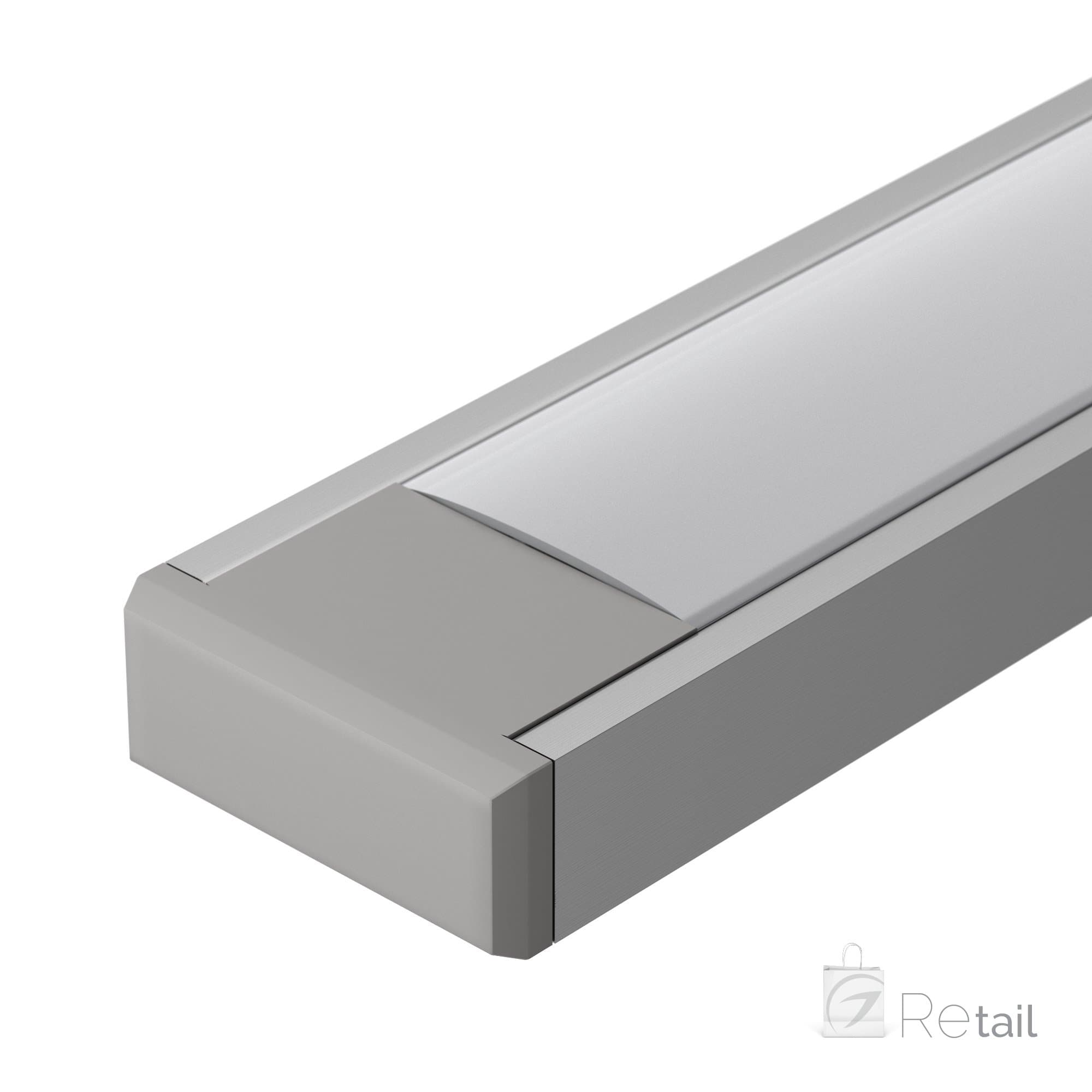 Arlight Профиль с экраном MIC-2000 ANOD+OPAL (Алюминий) 029024
