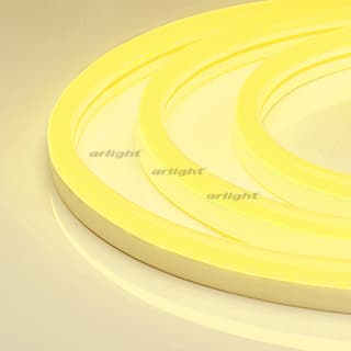 Arlight Гибкий неон ARL-CF2835-U15M20-24V Yellow (26x15mm) (8 Вт/м, IP65) 021528